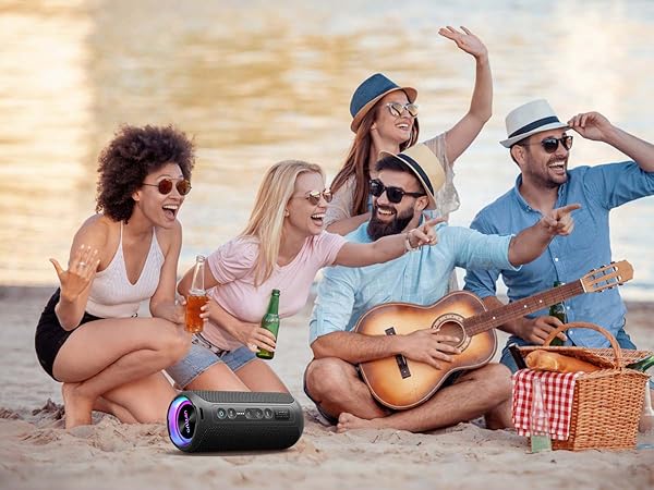 speaker for outdoor beach party