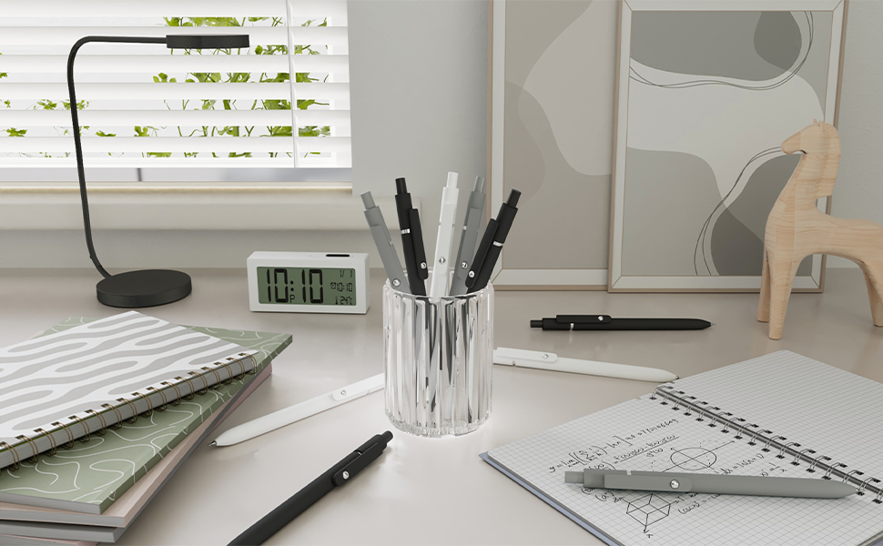 LINGHANG Silver Black White Grey Pens