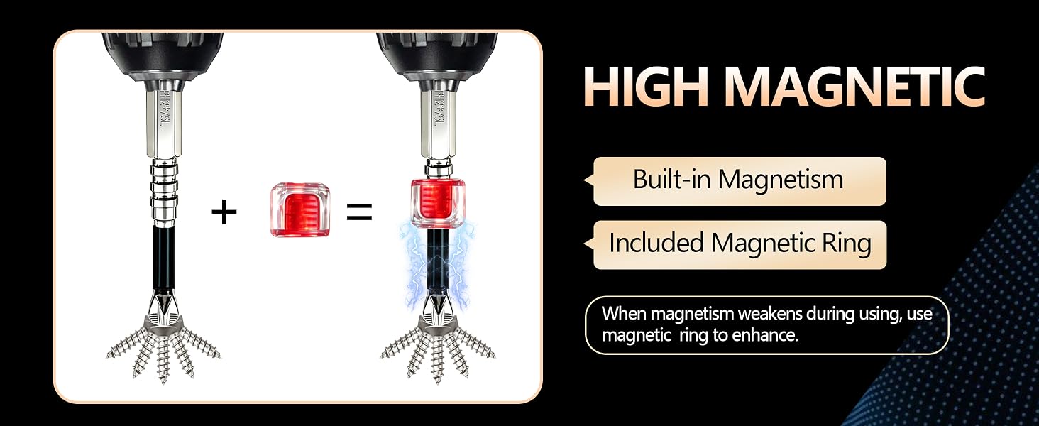 K5 High Magnetic Screwdriver Drill Bit Set