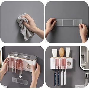 toothbrush holders wall mounted