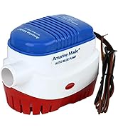 Amarine-made 12v 1100gph Auto Boat Bilge Pump Automatic Submersible Boat Bilge Water Pump (A: 110...