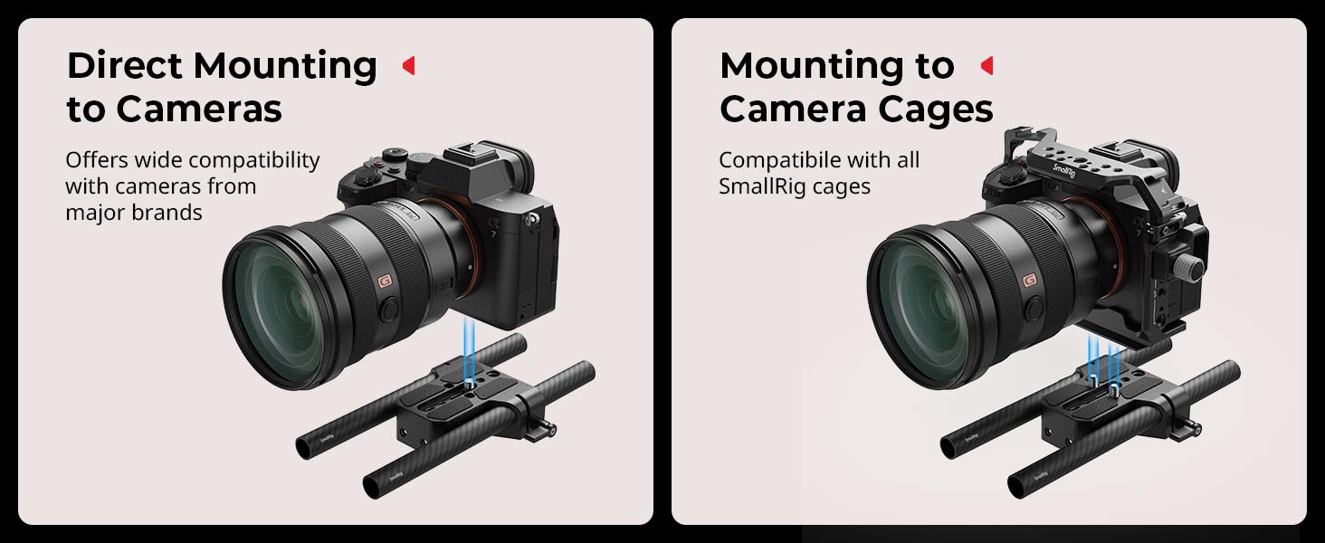 baseplate with 15mm rod 5609