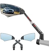 Bike Mirror, Bicycle Mirrors for Handlebars 360 Rotate Rearview Anti-Glare Lens, Safe Cycling Bik...
