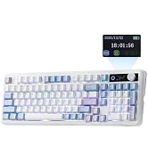 EPOMAKER TH99 PRO 96% Mechanical Keyboard with Screen & Knob, 10000mAh, 2.4Ghz/BT, Hot Swap, Cust...