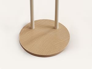 headphone stand with wooden base