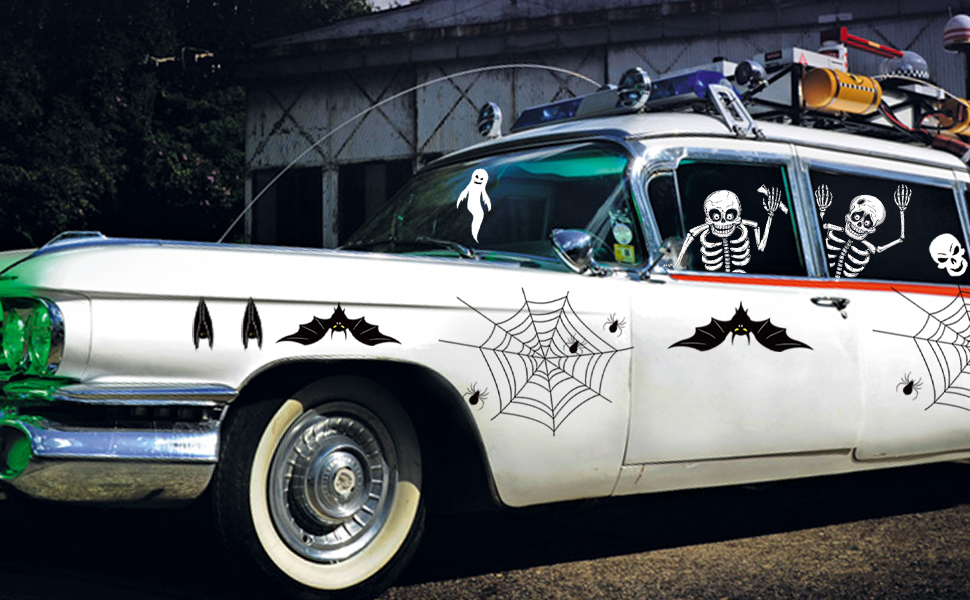 halloween window clings
