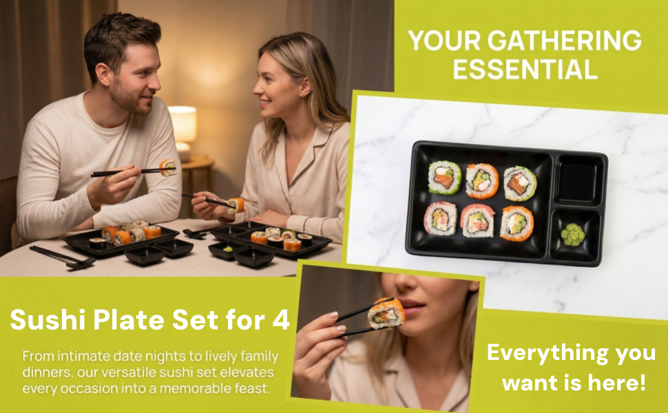 Sushi Plate Set