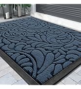 Yimobra Sturdy Door Mat, Heavy Duty Front Welcome Mats for Home Entrance Outdoor Indoor, Doormat ...