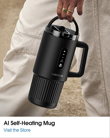 AI Self-heating travel mug