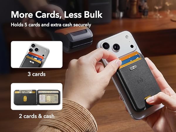 RFID-Blocking magsafe wallet
