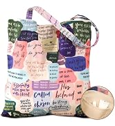 Miss Adola Aesthetic Cotton Tote Bag for Women - Reusable Shoulder Bag with Buckle Fabric Bag for...