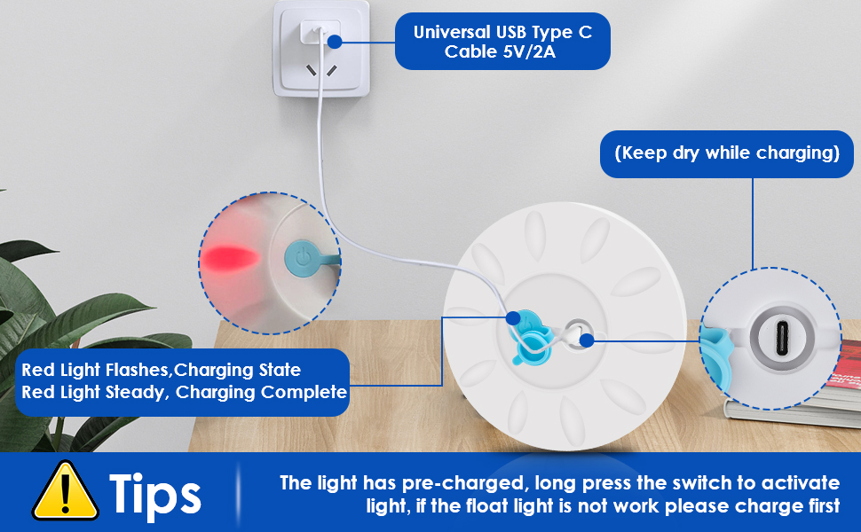 Rechargeable Pool Lights