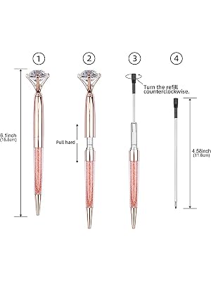 BIG diamond pen refill