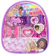 Barbie - Townley Girl Backpack Cosmetic Makeup Gift Bag Set includes Hair Accessories and Printed...