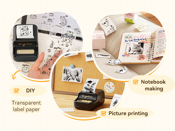 b21 label maker can print various sizes and types of label papers