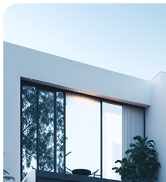 top left of up and down sconce life-style, luxurious, modern, great value, control able light color