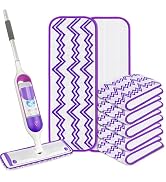 7 Pack Reusable Mop Refills for Swiffer PowerMop, Thickened Power Mop Pads Microfiber Power Mop R...