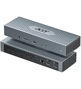 Acer Thunderbolt 4 Dock, DisplayLink Docking Station 4 Monitor for MacBook | 16-in-1 Laptop Docki...