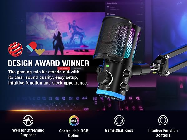 gaming microphone set