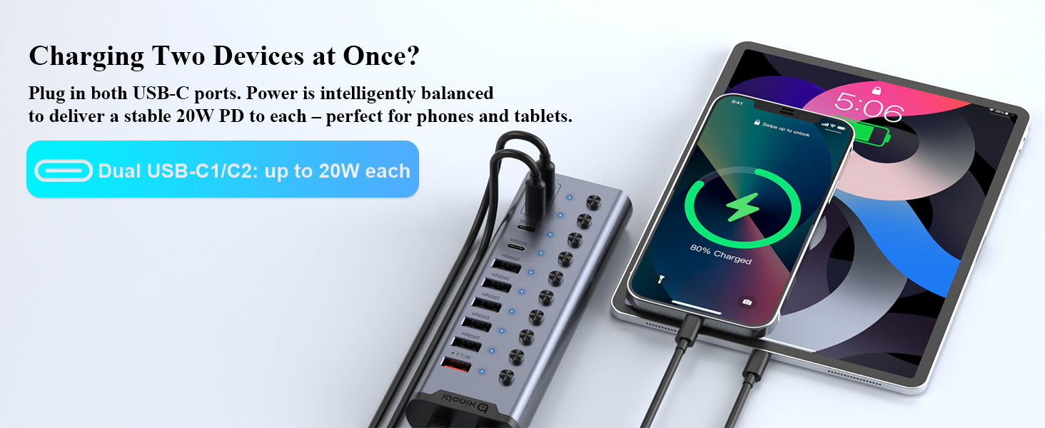 usb hub for mac powered usb 3.2 hub