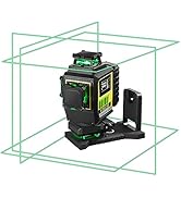 Firecore 4 x 360 Laser Level Self Leveling Pro, 16 Lines 4D Green Cross Line Tiling Floor Laser T...