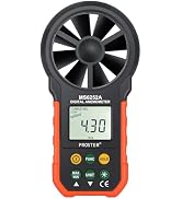 Proster Handheld Digital Anemometer - Portable Wind Speed Meter CFM Meter Wind Gauge Air Volume M...