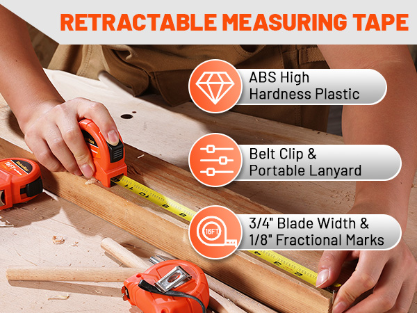 retractable measuring tape