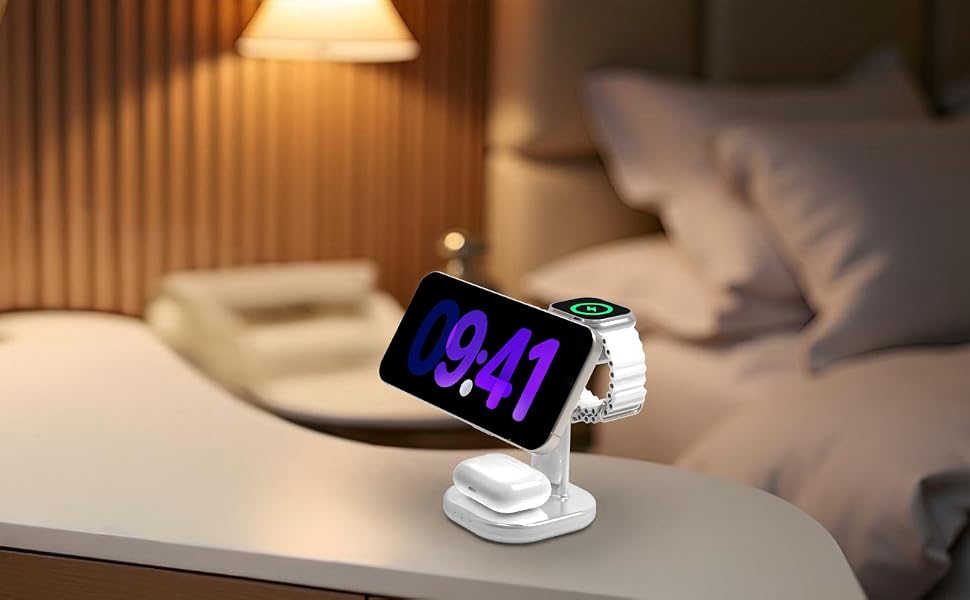 3 in 1 Wireless Charging Station