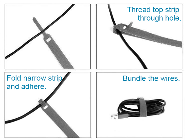 Bundle the wires.
