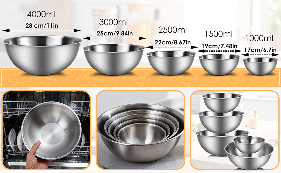 Metal Mixing Bowls For Cooking