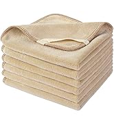 SINLAND Microfiber Facial Cloths Fast Drying Washcloth Absorbent Face Wash Cloth Soft Makeup Remo...