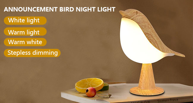 Bird night lamp