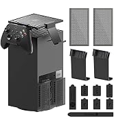 Dust Cover Controller Mount for Xbox Series X - 2 in 1 Game Accessories with Dust Filter Cover fo...