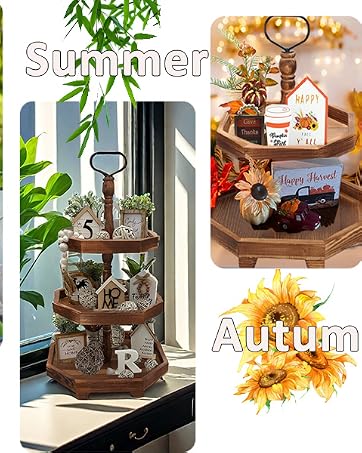 tiered tray decor