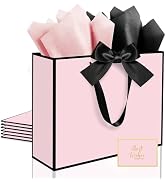 Ethhqu 3 Pack Elegant Large Gift Bags with Handles, 12.6x10x4 Inch - Set Includes Tissue Paper & ...