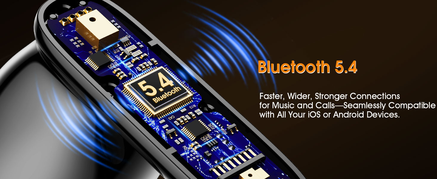 Bluetooth 5.4: Go Further, Stay Connected, Last Longer, Transfer Faster.