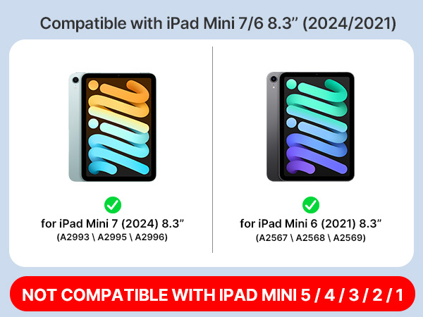 for ipad mini 7th generation keyboard case