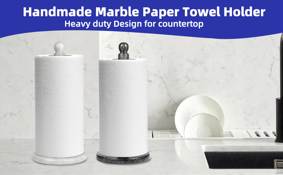 marble paper towel holder