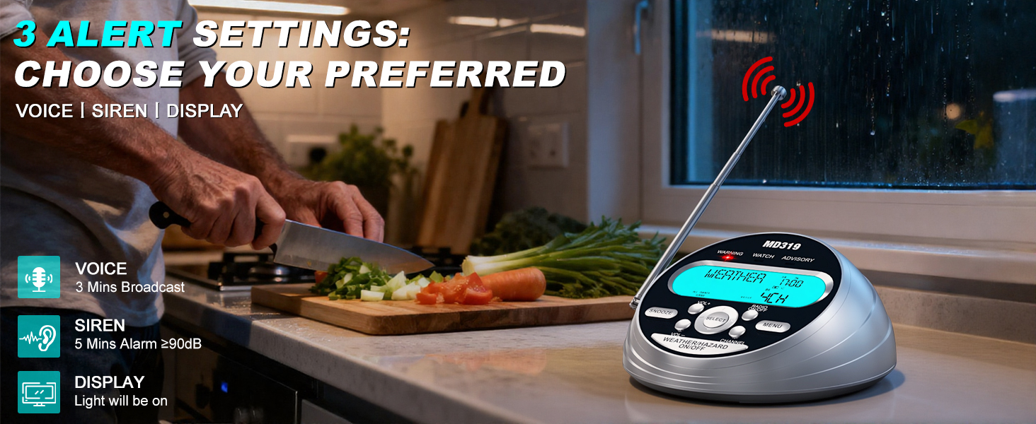noaa weather alert radio for home