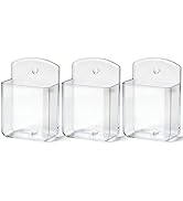 noonebutyou 3 Pcs Remote Control Holder Wall TV Remote Holder Self Adhesive No Drilling Marker Ho...