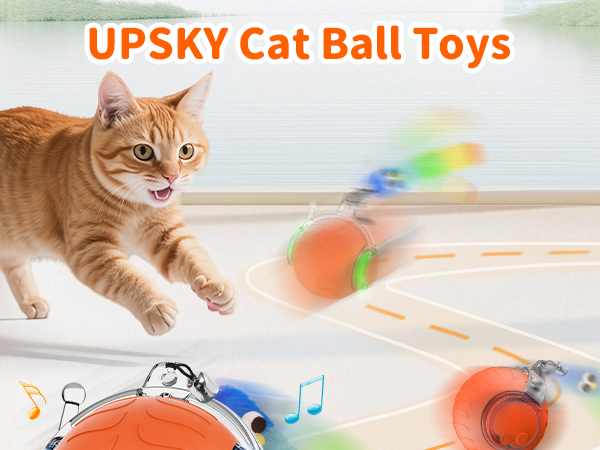 cat toy interactive ball