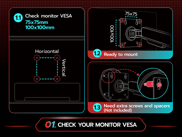 Check VESA Size