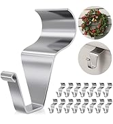 Heavy Duty Stainless Steel Vinyl Siding Hooks - No Hole, No Drill Vinyl Siding Clips for Outdoor ...