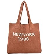 ENBEI Women's tote bags aesthetic Shoulder Handbags Hand crocheted Bags large Shoulder Shopping B...