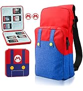 GLDRAM Theme for Mario Switch Travel Bag, Cute Carrying Bag for Nintendo Switch/OLED/Lite, Breath...