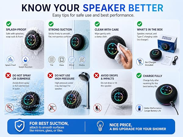 Know better about your bathroom speaker