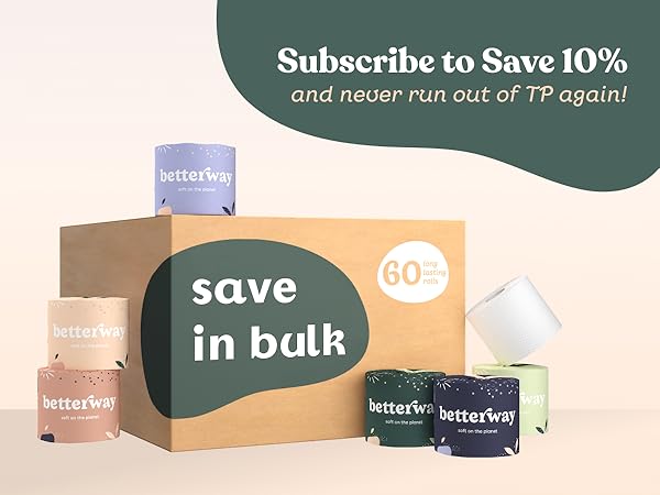 longest toilet paper roll 3-ply 360 sheets betterway double roll premium quality soft tissue paper