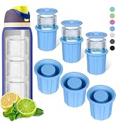 Ice Cube Tray for Owala FreeSip Bottle 24-40oz, No White Residue, Easy Fill and Release Ice Maker...