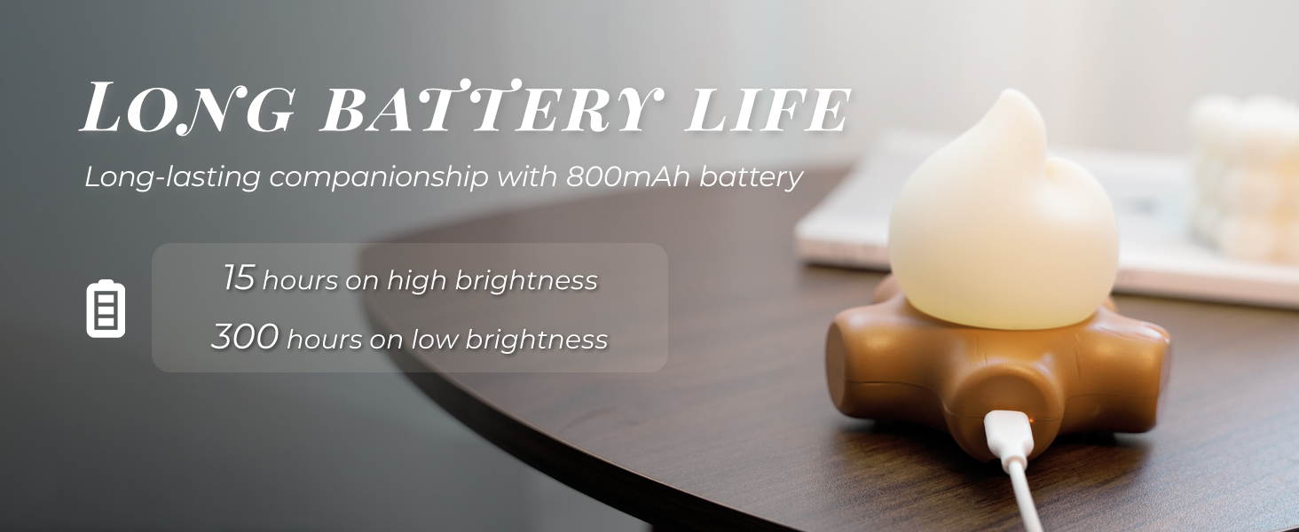 Long battery life