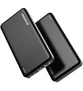 2 Pack Portable Charger, Slimmer 10000mAh Power Bank, USB C in&Out Fast Charging Battery Pack, Po...